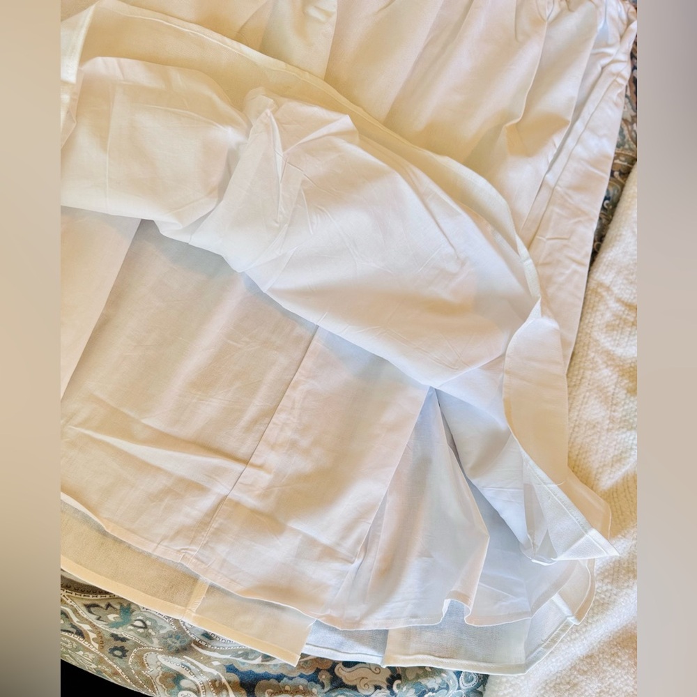 MESHKI Katie White Linen & Nude Knit Midi Dress - Picture 12 of 16
